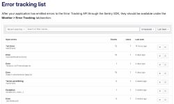 Featured image of post Error Tracking on Gitlab